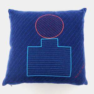 Pre Owned وسادة هيرميس كشمير زرقاء