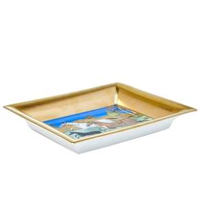 Hermes Cheval d'Orient Porcelain Change Tray