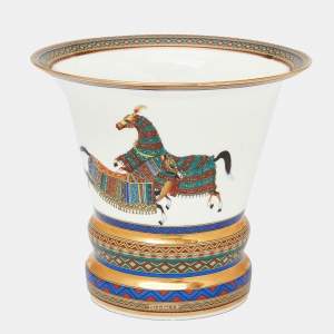 Hermes Multicolor Cheval d'Orient Porcelain Vase