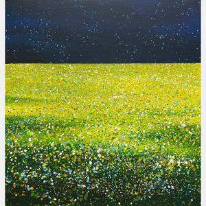 Yellow Field 5 By Ivan Didovodiuk, Ukraine,2021 (100 X 95)