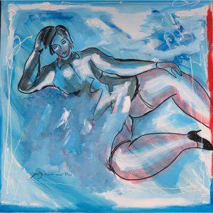 Abigaelle By Jean-Louis Azencott, France,2023 (60 X 60)