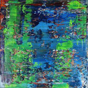 Mount Katmai [Abstract NÂ° 1740] By Koen Lybaert, Belgium,2016 (70 X 70)