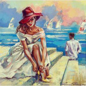 In The Colors Of Joy By Larissa Abtova, Netherlands,2023 (60 X 60)