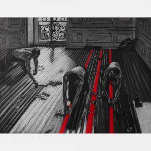 Labor By Laurent Pichereau, France, 2023 (50 X 65)
