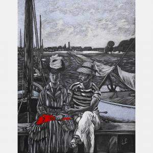 Dilemna By Laurent Pichereau, France, 2023 (65 X 50)