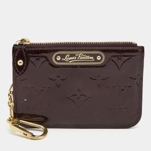 Louis Vuitton Amarante Monogram Vernis Key Pouch