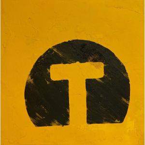 New York Taxi By Marco Barberio, Italy,2020 (60 X 60)