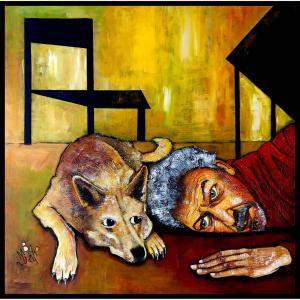 Just The Two Of Us By Mikhail Baranovskiy, Israel,2024 (90 X 90)
