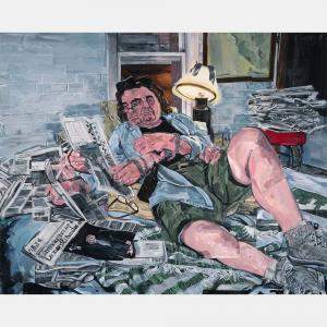 Reclining Man By Mitchell Villa, Canada,2017 (121.92 X 152.4)