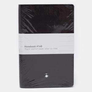Montblanc Black Leather Fine Stationery Notebook
