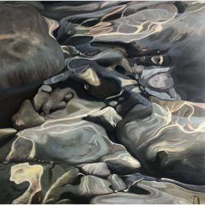 La Noche Oscura Del Alma Ii By Paco Munoz Santana, Spain,2023 (80 X 80)