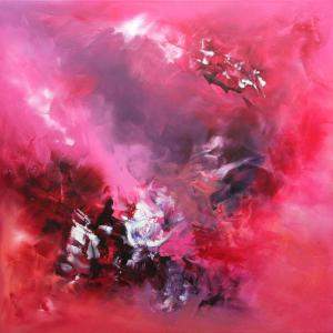 Fuchsia Heaven By Paresh Nrshinga, United Kingdom Of Great Britain And Northern Ireland,2020 (100 X 100)