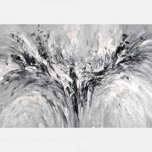 Black And White Energy Xl 1 By Peter Nottrott, Germany,2022 (105 X 155)