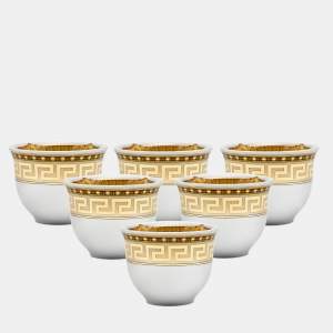 Versace x Rosenthal Prestige Gala Expresso Cups Set of 6
