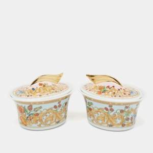 Rosenthal Meets Versace Le jardin de Versace Covered Sugar Bowl Set of 2