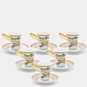 Rosenthal Meets Versace Le jardin de Versace Coffee Cup with Saucer Set of 6