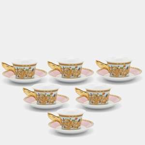 Rosenthal Meets Versace Le jardin de Versace Tea Cup with Saucer Set of 6