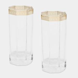 Rosenthal Meets Versace Medusa D’Or Aperitif Wine Glasses Set of 2