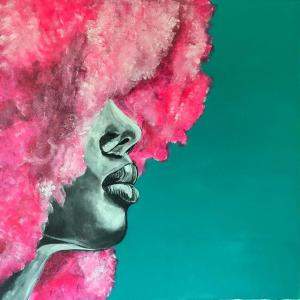 Cotton Candy by Samar Kamel, Egypt, 2018 (100 x 100)