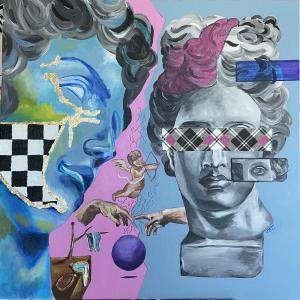 The love equation by Samar Kamel, Egypt, 2023 (100 x 100)