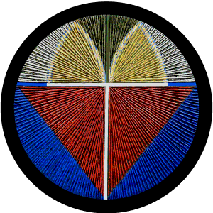 Geometrical View By Sandesh Khule, India,2023 (76.2 X 76.2)
