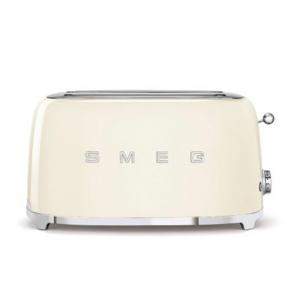 Smeg 50's Retro Style Aesthetic 4 Slice Toaster, Cream (Available for UAE Customers Only)