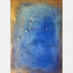Dans Le Bleu Qui Petille By Sophie Duplain, France,2024 (70 X 50)