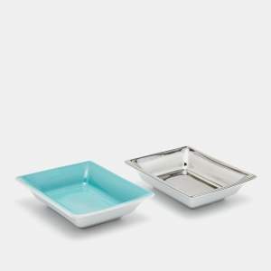 Tiffany & Co.  Vide Poche Porcelain Tray Set