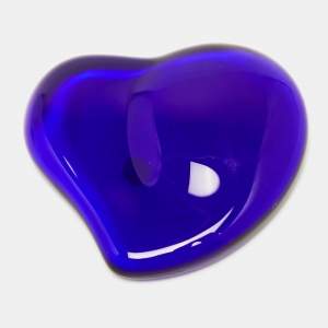 Tiffany & Co. x Elsa Peretti Cobalt Glass Heart Paperweight