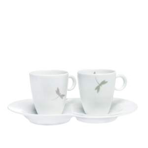Van Cleef & Arpels Dragonfly 3 Pc Tea Cup & Saucer Set