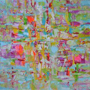 Hope And Harmony 3 By Vania Bouwmeester Pentcheva, Netherlands,2021 (50 X 50)
