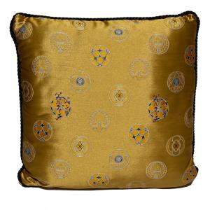 Versace Yellow Cotton Cushion