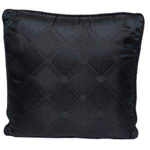 Versace Medusa Black Cotton Cushion 45CM