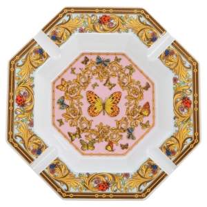 Versace x Rosenthal Le jardin de Versace Porcelain Ashtray 23 cm