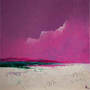 Somewhere Behind The Clouds By Zhanna Kondratenko, Ukraine,2024 (90 X 90)