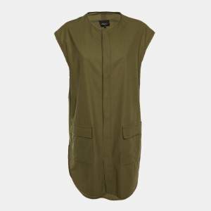 Pre Owned 3.1 Phillip Lim Olive Green Cotton Crew Neck Tunic Dess M
