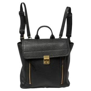 Pre Owned 3.1 Phillip Lim Black Leather Pashli Backpack
