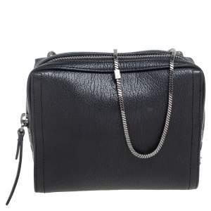 Pre Owned حقيبة كروس 3.1 فيليب ليم سولي جلد أسود صغيرة