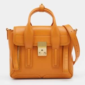 Pre Owned 3.1 Phillip Lim Mustard Yellow Leather Mini Pashli Satchel