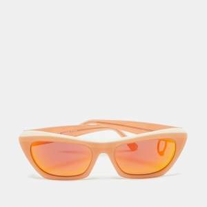 Acne Studios Two Tone/Grey Pierced Azalt Cat-Eye Sunglasses