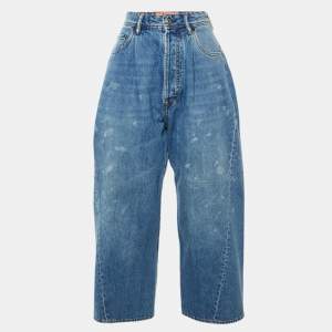 مملوكة مسبقًا Acne Studios Bla Konst Blue Denim Baggy Fit Jeans XXS/Waist 27"
