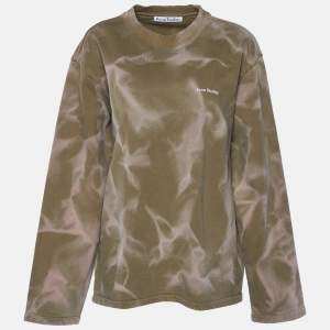 Acne Studios Brown & Pink Knit Tie Dye Oversized Pullover XS