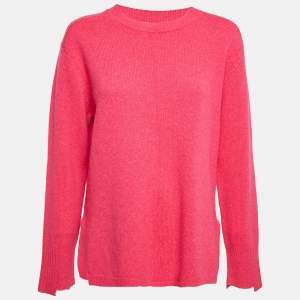 Aeron Chateau Rose Pink Cashmere Gretchen Long Sleeve Sweater S