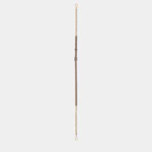 Aigner Taupe shiny light gold Metal Basics Taupe Strap OS