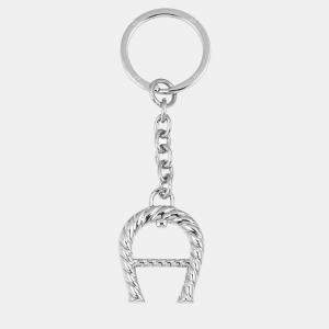 Aigner Silver shiny silver Fashion Keyring A-Logo Silver Coloured