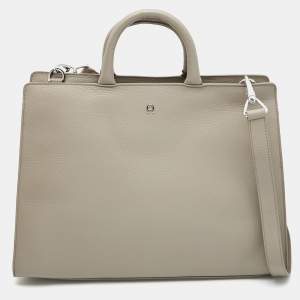 Aigner Beige Leather Large Cybill Tote