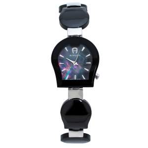 Pre Owned Aigner Black Ceramic Savonna Women's Watch 24 MM