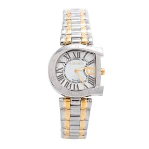 Aigner Mother Of Pearl Two-Tone Stainless Steel Arco A34321 Women's Wristwatch 32 mm