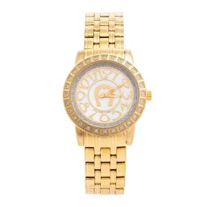 Aigner Mother of Pearl Gold Plated Stainless Steel Cortina A26300 Women's Wristwatch 36 mm
