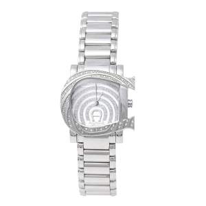 Aigner Mother of Pearl Stainless Steel Genua Due A31600 Women's Wristwatch 31 mm